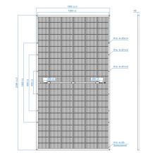 Солнечный модуль FSM 770M TP HJT
